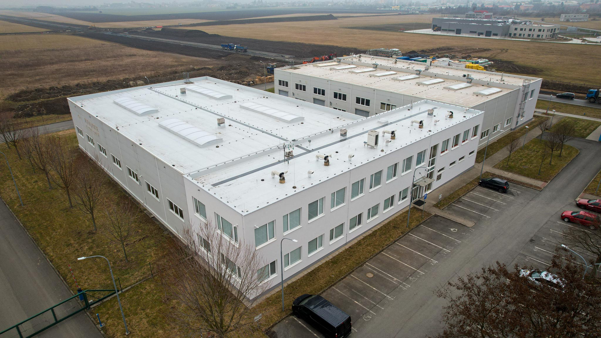 Technologický park Holešov - realizace Pělucha Střechy